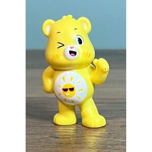 Care Bears Unlock the Magic Funshine Bear Yellow Mini Figure 2 Inch Toy